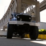 Bullfrog m818 truck at bridge in New Orleans